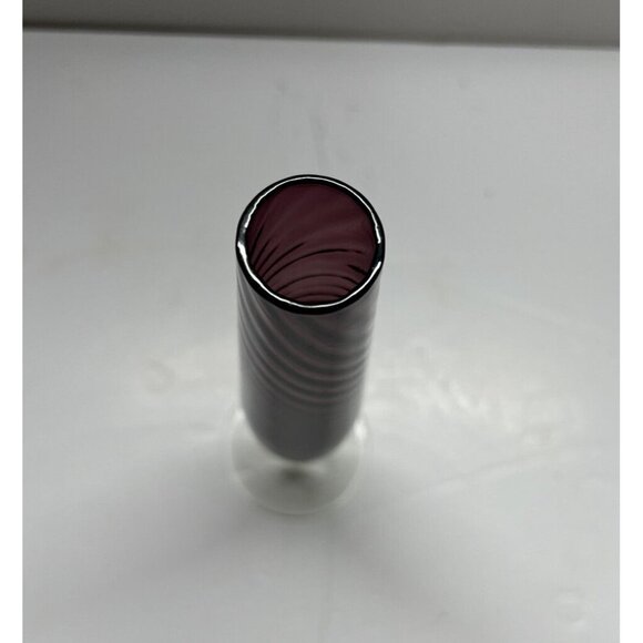 Amethyst Glass Swirl Bud Vase National Potteries Made in Japan 8” Tall Art Deco - Picture 3 of 4